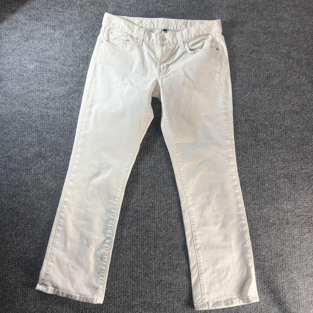 Ralph Lauren‎ Black Label Jeans Mens 30x27 White Straight Made USA Denim Pants